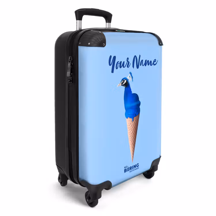 Pauwhoorntje NBS - Handbagage koffer - Kinderen Unisex middel -productfoto_3d