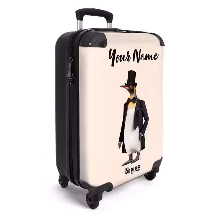 Pinguin in Pak NBS - Handbagage koffer - Kinderen Unisex middel -productfoto_3d