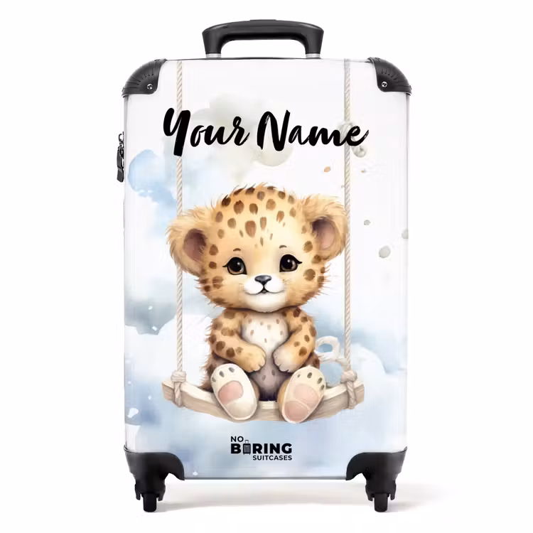 Perry panter NBS - Handbagage koffer - Kinderen Unisex middel -productfoto_recht