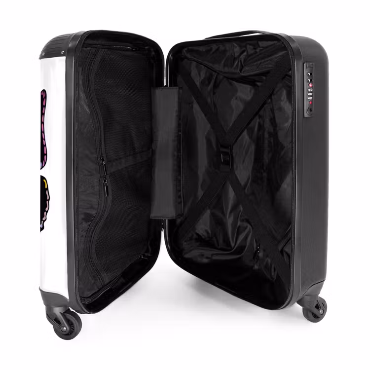 Petal papillon NBS - Handbagage koffer - Kinderen Unisex middel -binnenkant