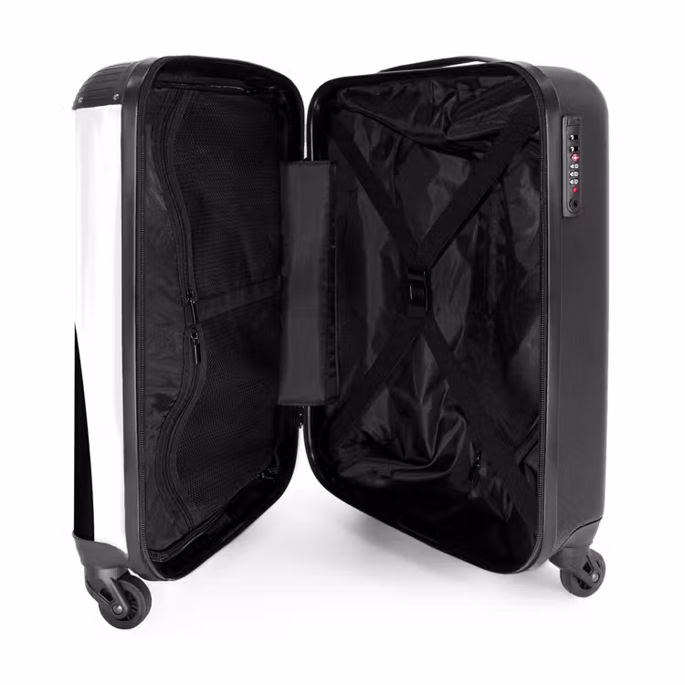 Pim pinguïn NBS - Handbagage koffer - Kinderen Unisex middel -binnenkant