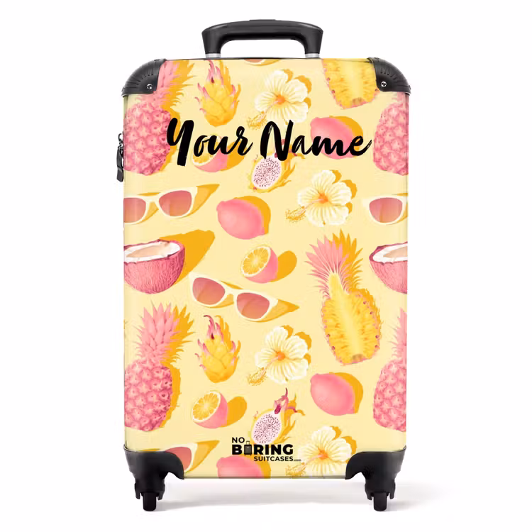 Pina colada NBS - Handbagage koffer - Kinderen Unisex middel -productfoto_recht