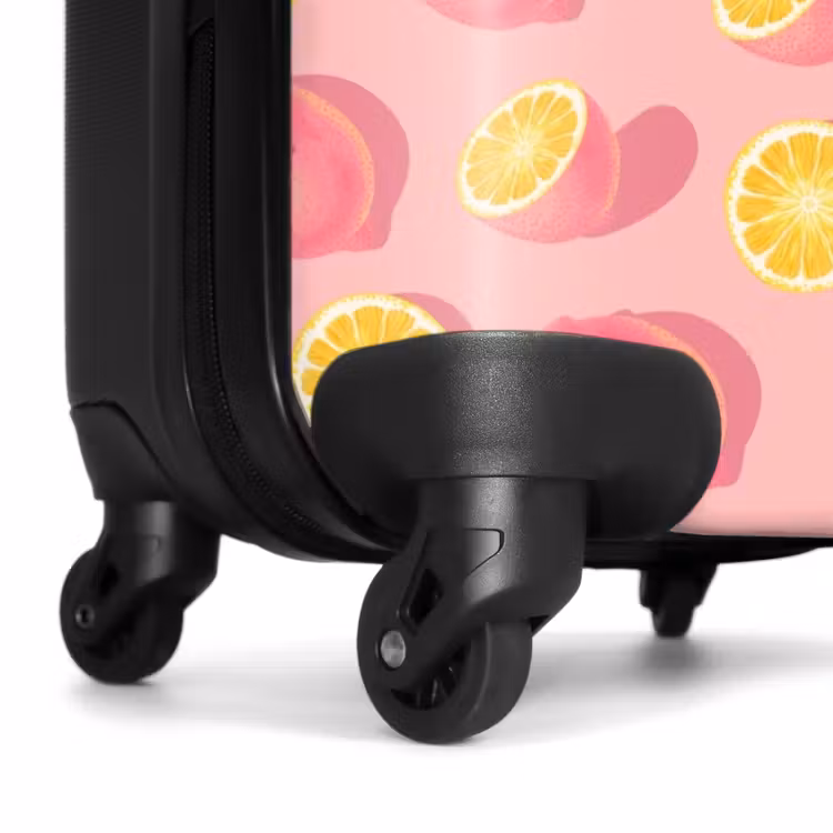 Pink limoncello NBS - Handbagage koffer - Kinderen Unisex middel -wiel