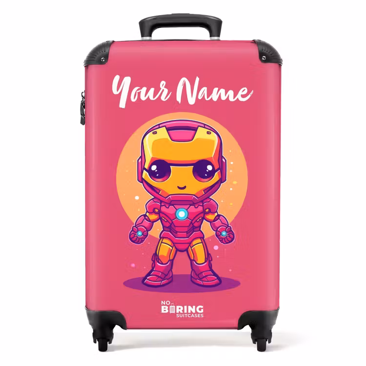 Roze ranger NBS - Handbagage koffer - Kinderen Unisex middel -productfoto_recht