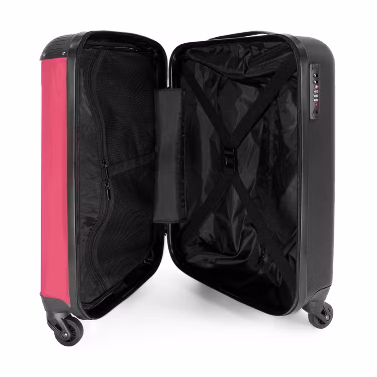 Roze ranger NBS - Handbagage koffer - Kinderen Unisex middel -binnenkant