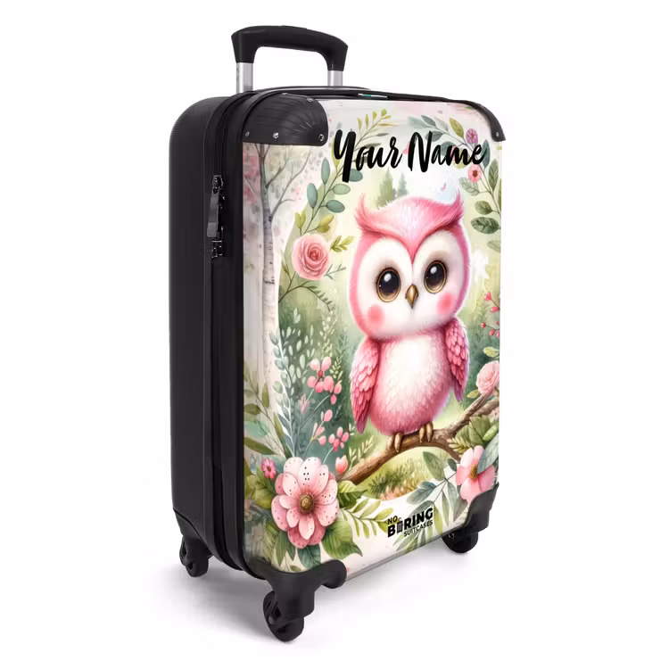 Roze Rafaël NBS - Handbagage koffer - Kinderen Unisex middel -productfoto_3d
