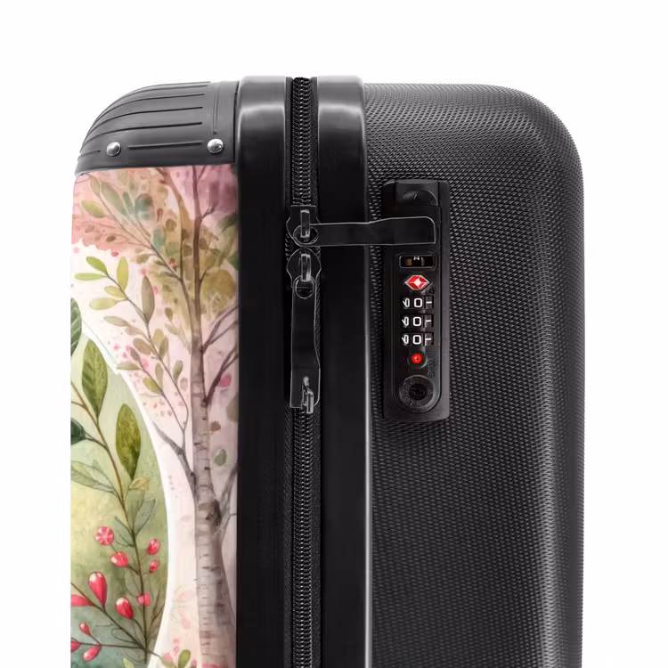 Roze Rafaël NBS - Handbagage koffer - Kinderen Unisex middel -slot