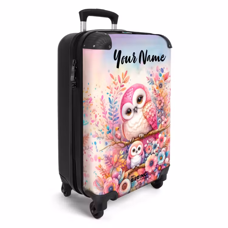 Roze Robijn NBS - Handbagage koffer - Kinderen Unisex middel -productfoto_3d