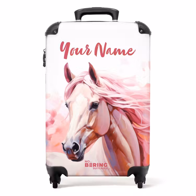 Roze Renner NBS - Handbagage koffer - Kinderen Unisex middel -productfoto_recht