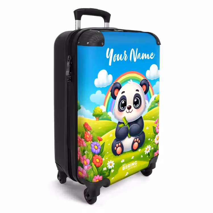 Pukkie Panda NBS - Handbagage koffer - Kinderen Unisex middel -productfoto_3d