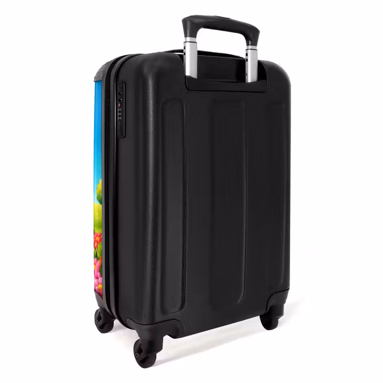 Pukkie Panda NBS - Handbagage koffer - Kinderen Unisex middel -achterkant