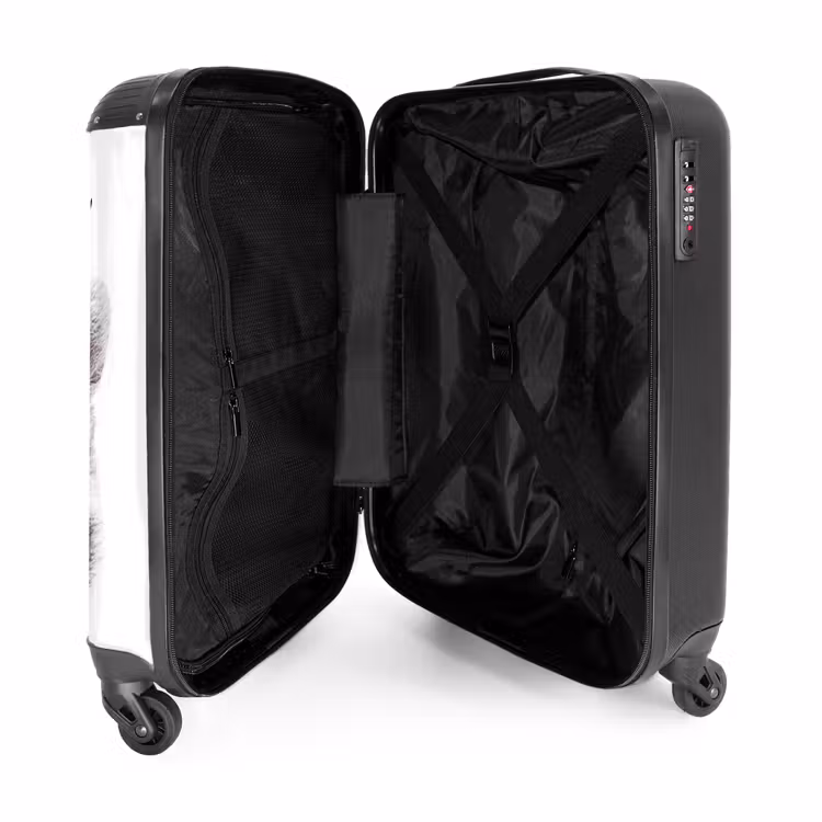 Rachid Racoon NBS - Handbagage koffer - Kinderen Unisex middel -binnenkant