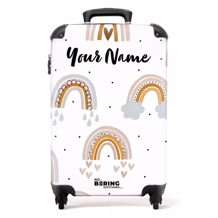 Regenboogregen NBS - Handbagage koffer - Kinderen Unisex middel -productfoto_recht