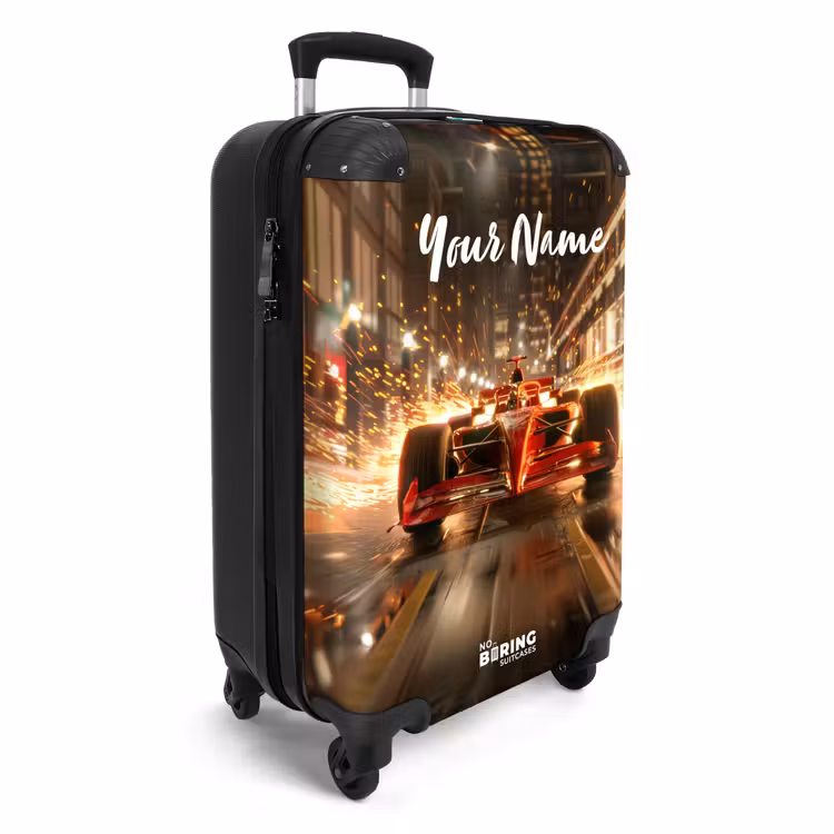Rapid red NBS - Handbagage koffer - Kinderen Unisex middel -productfoto_3d