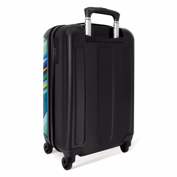 Retro racer NBS - Handbagage koffer - Kinderen Unisex middel -achterkant