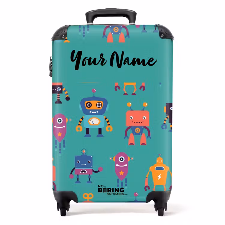 Robo rave NBS - Handbagage koffer - Kinderen Unisex middel -productfoto_recht