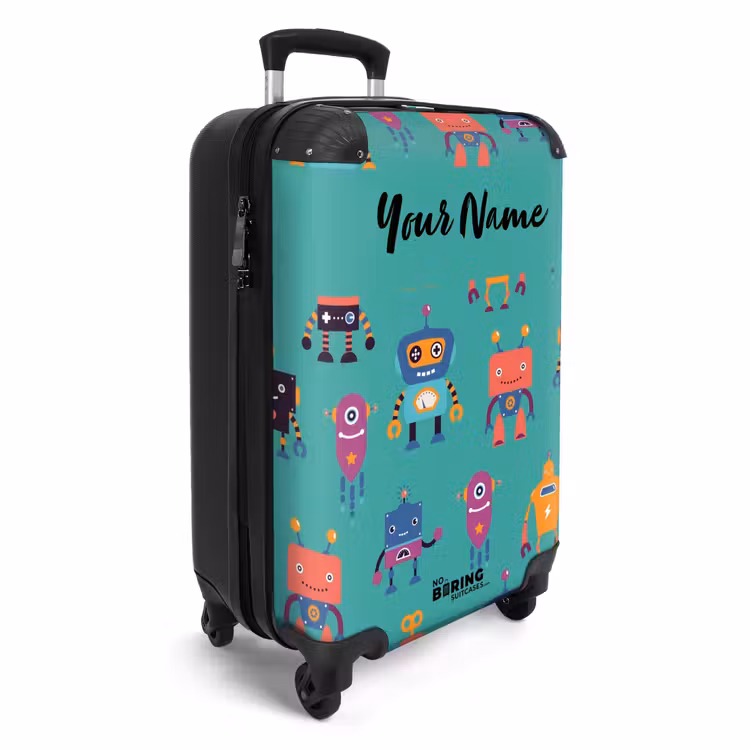 Robo rave NBS - Handbagage koffer - Kinderen Unisex middel -productfoto_3d