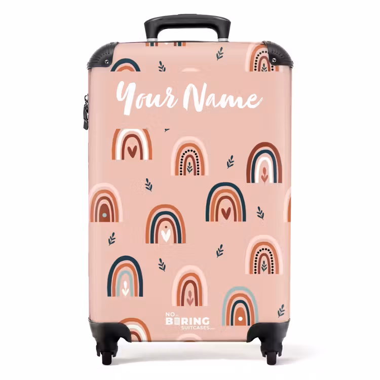 Rosy rainbows NBS - Handbagage koffer - Kinderen Unisex middel -productfoto_recht