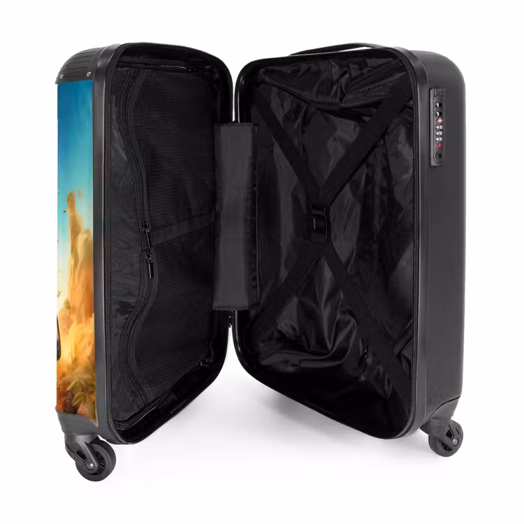 Zandsloper NBS - Handbagage koffer - Kinderen Unisex middel -binnenkant