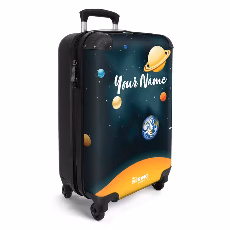 Saturnus space NBS - Handbagage koffer - Kinderen Unisex middel -productfoto_3d