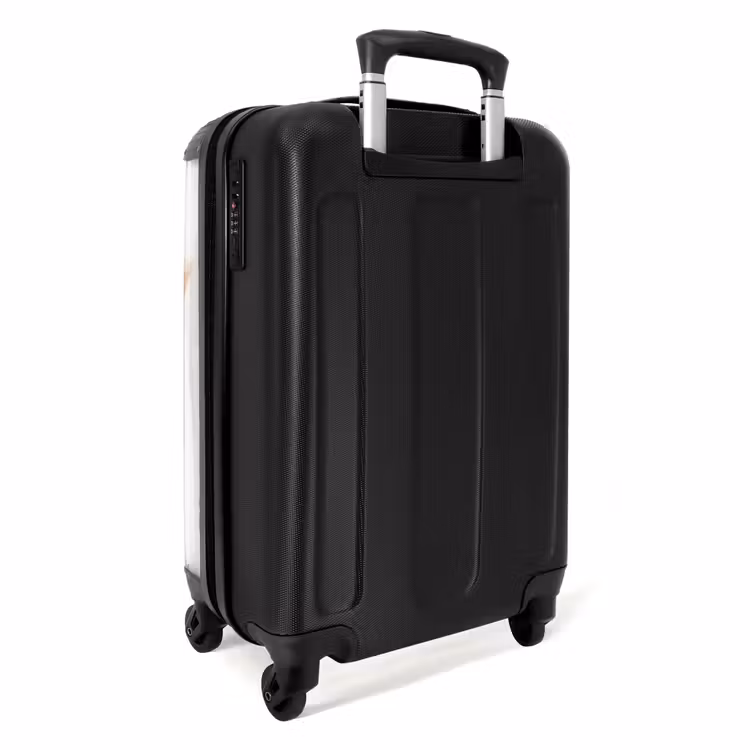 Snuffels met Tevreden Hoofd NBS - Handbagage koffer - Kinderen Unisex middel -achterkant