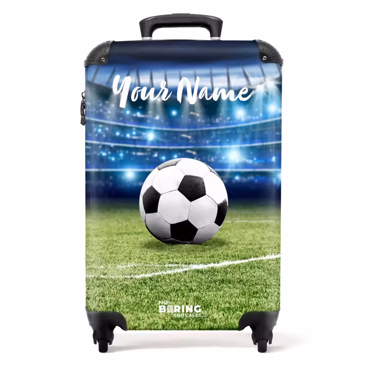 Voetbal spotlight NBS - Handbagage koffer - Kinderen Unisex middel -productfoto_recht