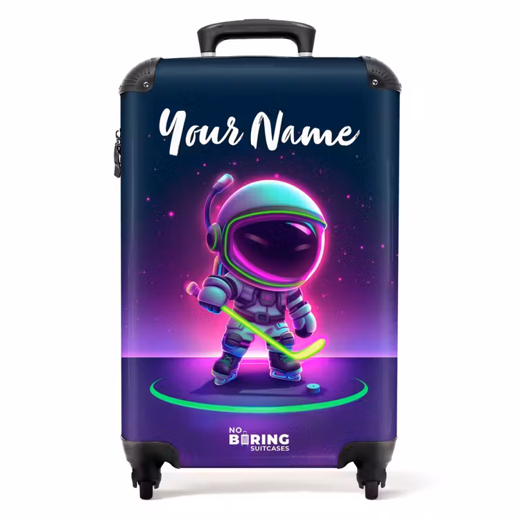 Space hockey NBS - Handbagage koffer - Kinderen Unisex middel -productfoto_recht
