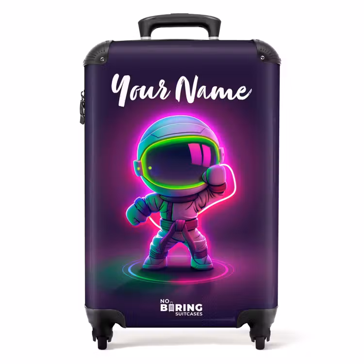 Space karate NBS - Handbagage koffer - Kinderen Unisex middel -productfoto_recht