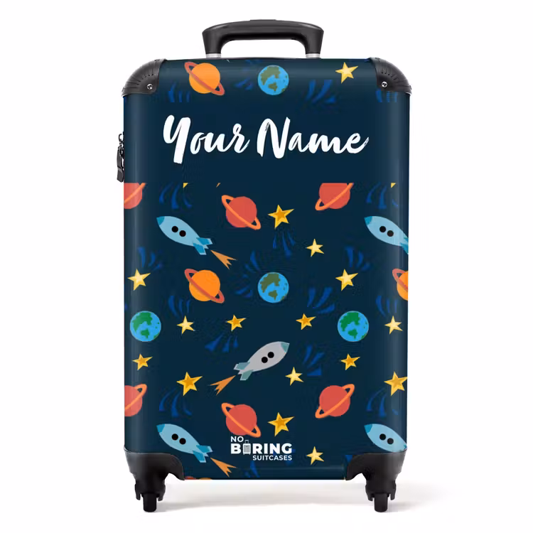 Ruimteraketten NBS - Handbagage koffer - Kinderen Unisex middel -productfoto_recht