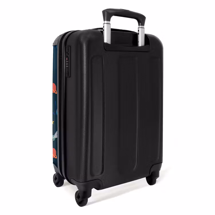 Ruimteraketten NBS - Handbagage koffer - Kinderen Unisex middel -achterkant