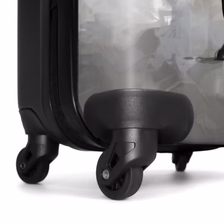 Statisch Portret van een Zwart Paard NBS - Handbagage koffer - Kinderen Unisex middel -wiel