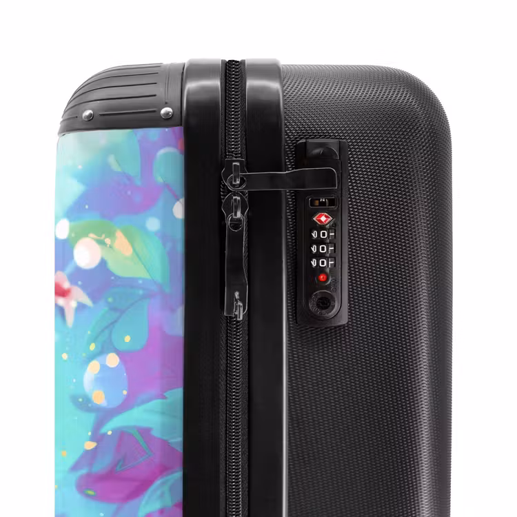 Verbluffende vlinder NBS - Handbagage koffer - Kinderen Unisex middel -slot