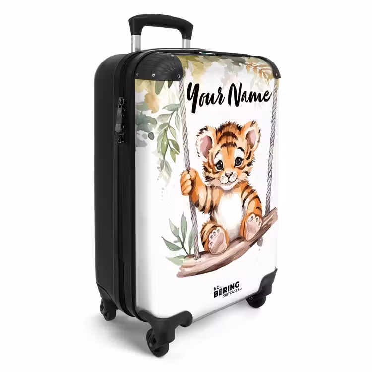 Timo tijger NBS - Handbagage koffer - Kinderen Unisex middel -productfoto_3d