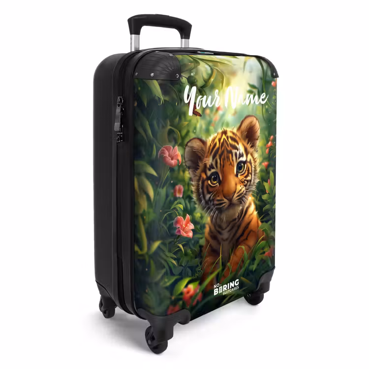 Tommy tijger NBS - Handbagage koffer - Kinderen Unisex middel -productfoto_3d