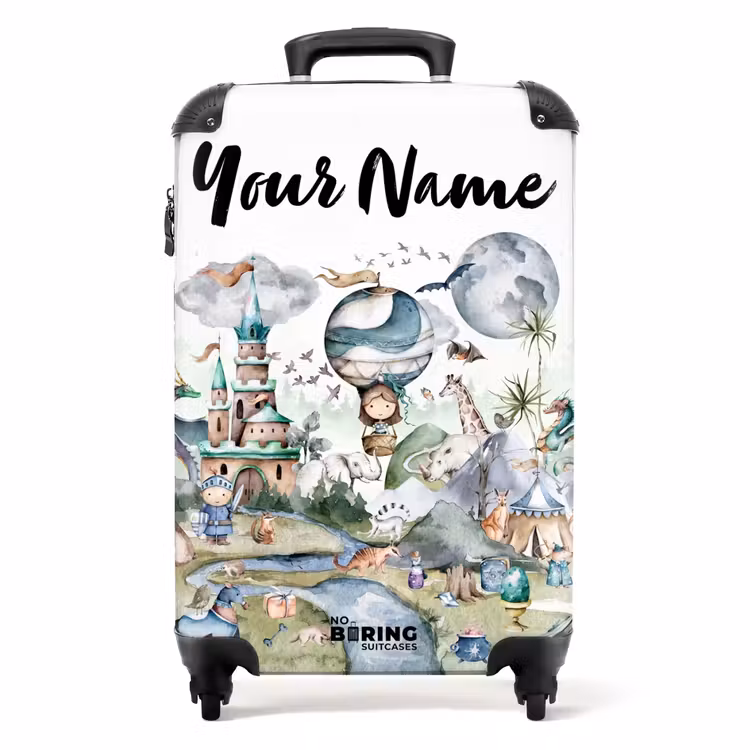 Toverland NBS - Handbagage koffer - Kinderen Unisex middel -productfoto_recht