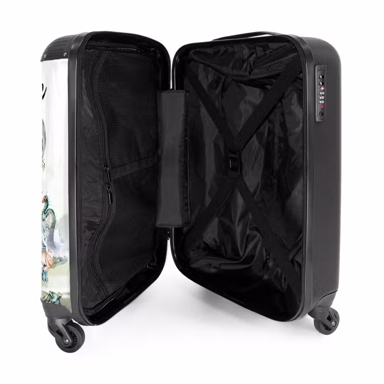 Toverland NBS - Handbagage koffer - Kinderen Unisex middel -binnenkant