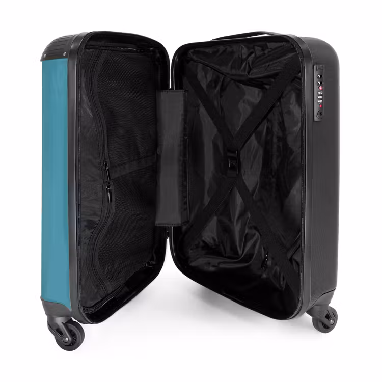 Turquoise tornado NBS - Handbagage koffer - Kinderen Unisex middel -binnenkant