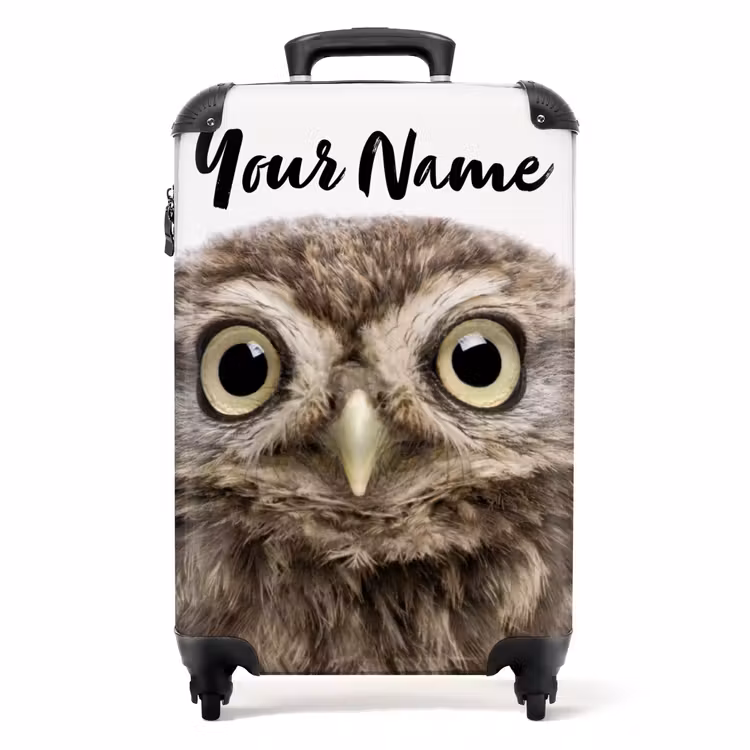 Ulke Uil NBS - Handbagage koffer - Kinderen Unisex middel -productfoto_recht