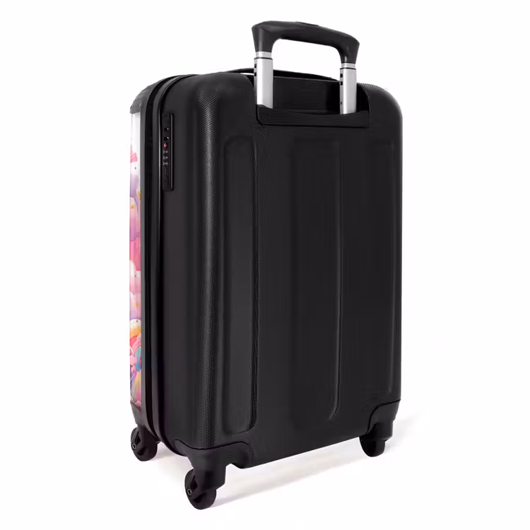 Eenhoorndromen NBS - Handbagage koffer - Kinderen Unisex middel -achterkant