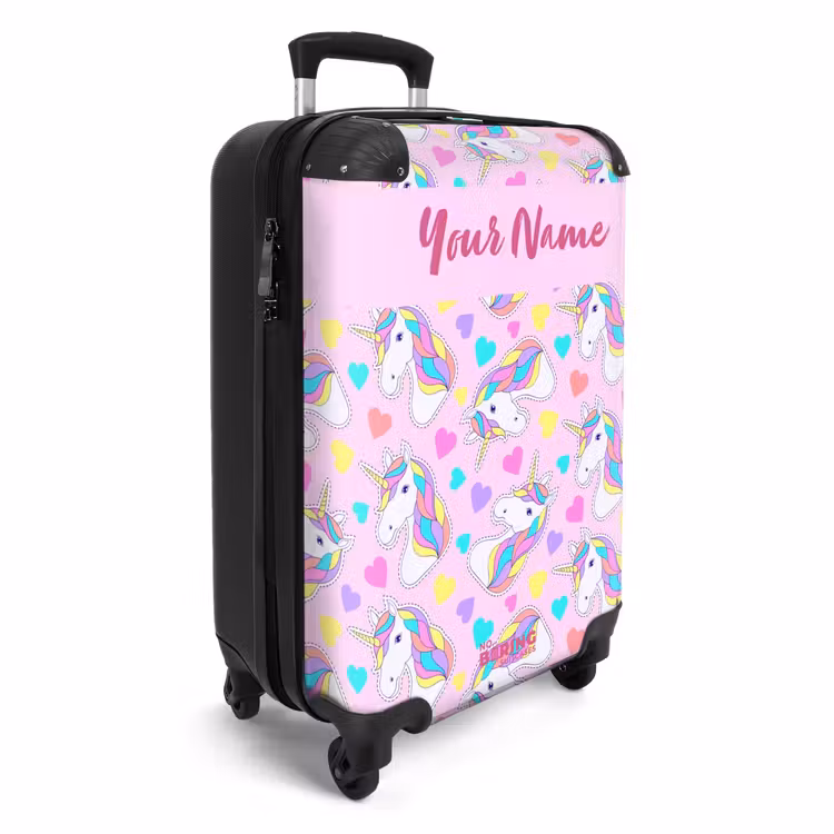 Eenhoorn euforie NBS - Handbagage koffer - Kinderen Unisex middel -productfoto_3d
