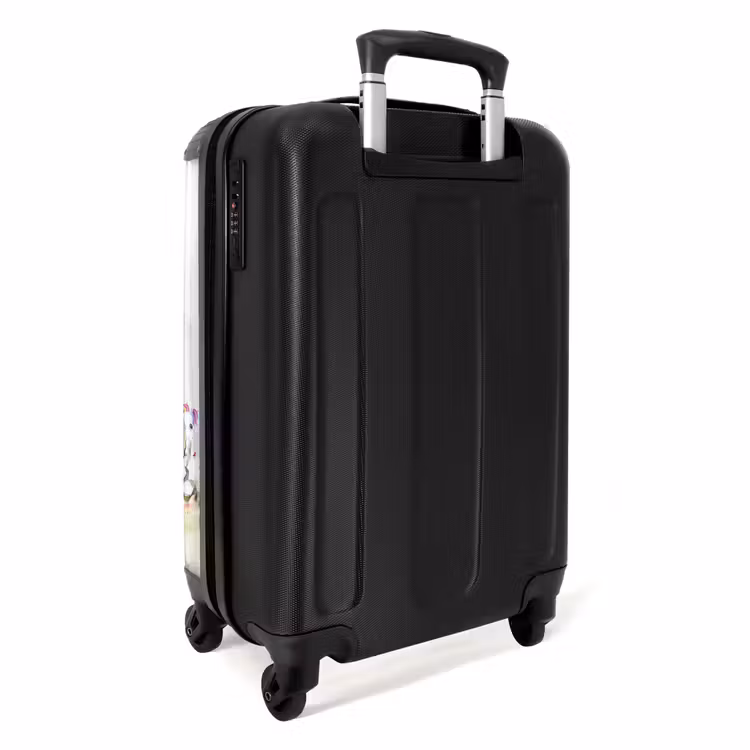 Eenhoorn safari NBS - Handbagage koffer - Kinderen Unisex middel -achterkant