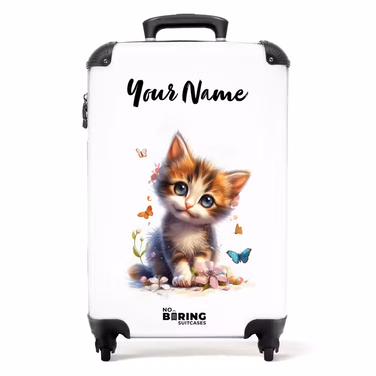 Vera vlinderkitten NBS - Handbagage koffer - Kinderen Unisex middel -productfoto_recht