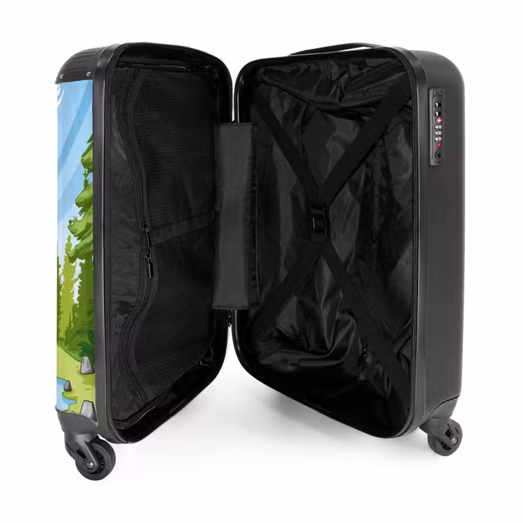Wally werkbeer NBS - Handbagage koffer - Kinderen Unisex middel -binnenkant