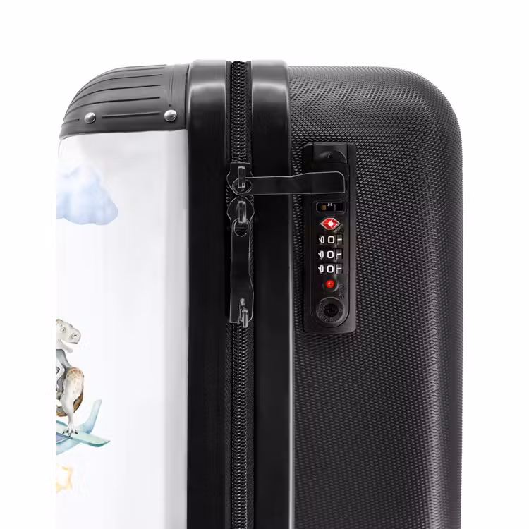 Dwalende dino's NBS - Handbagage koffer - Kinderen Unisex middel -slot