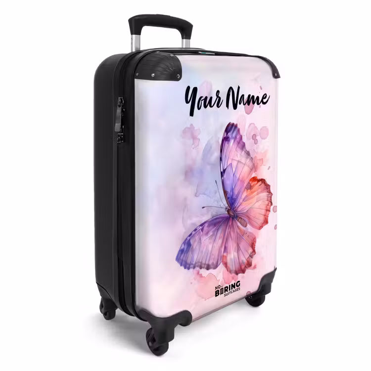 Aquarel aurora NBS - Handbagage koffer - Kinderen Unisex middel -productfoto_3d