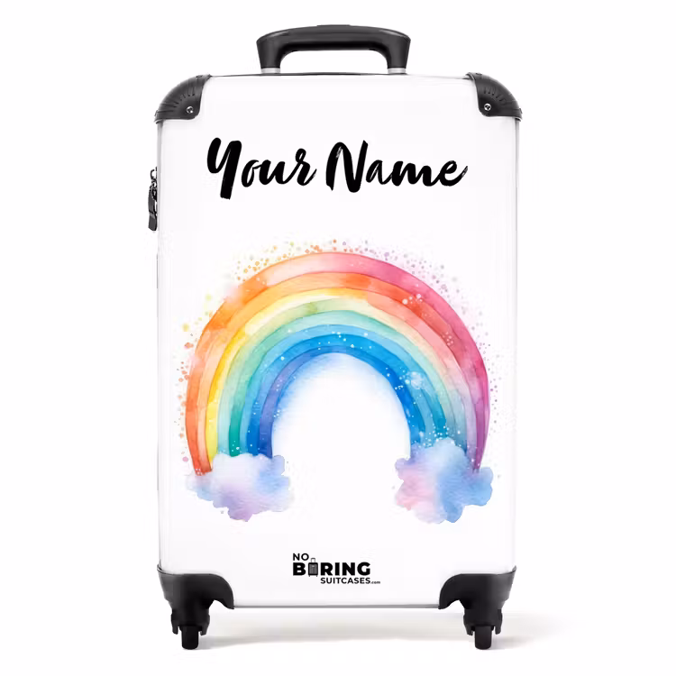 Waterverf wonderboog NBS - Handbagage koffer - Kinderen Unisex middel -productfoto_recht
