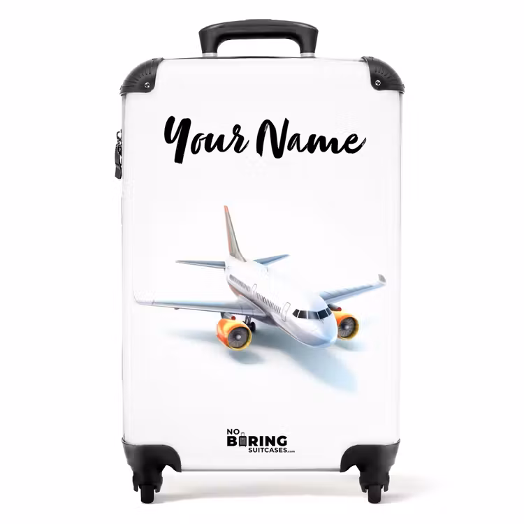 Witte wervelwind NBS - Handbagage koffer - Kinderen Unisex middel -productfoto_recht