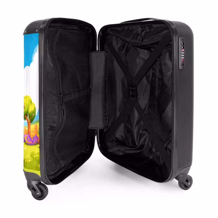 Willy Wipstaart NBS - Handbagage koffer - Kinderen Unisex middel -binnenkant