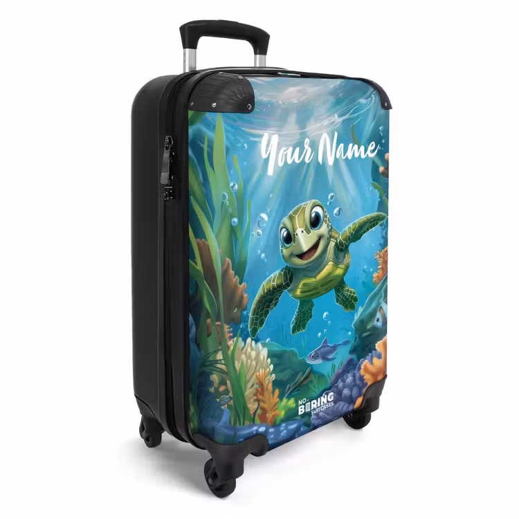 Zippy Zeeschildpad NBS - Handbagage koffer - Kinderen Unisex middel -productfoto_3d