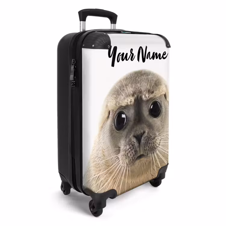 Zyon Zeehond NBS - Handbagage koffer - Kinderen Unisex middel -productfoto_3d